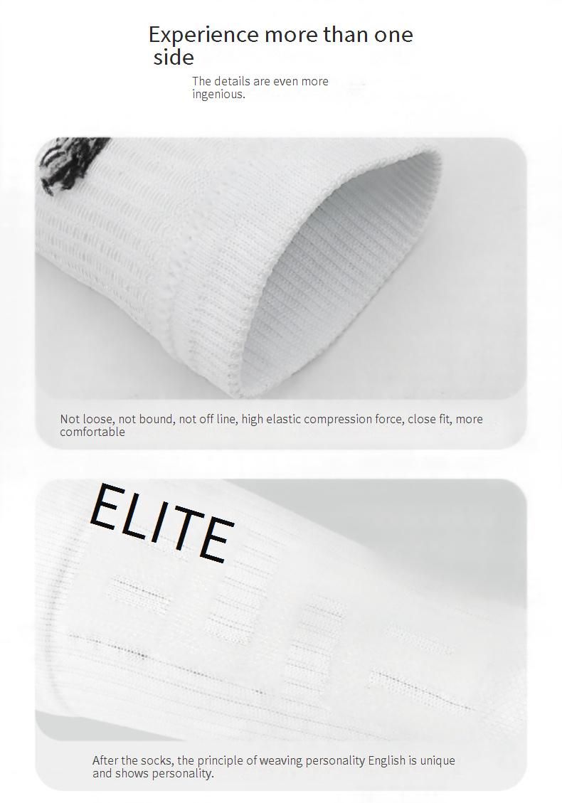 Elite Performance Basketball Socks For Men & Women - Moisture-Wicking, Anti-Slip, Cushioned With Terry Sole - Mid-Calf Athletic Socks For Running_voghion.com