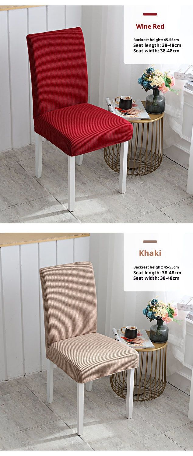 Coprisedie universali impermeabili in poliestere – Coprisedie elasticizzati per sedie da pranzo e da ufficio (anti-goccia, antiscivolo, antipolvere)_voghion.com