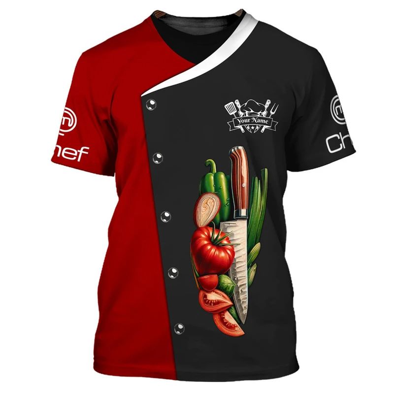 T-shirt respirant à manches courtes et col rond avec nom imprimé en 3D, style Harajuku, modèle 2025_voghion.com