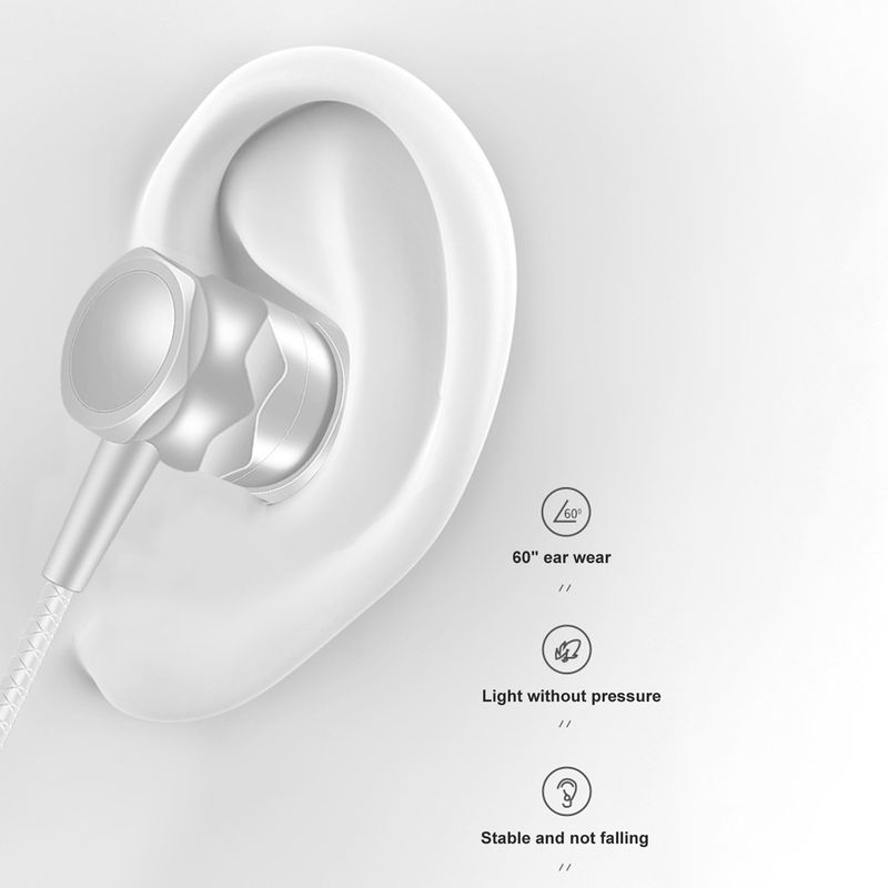 HiFi Powerful Bass Sound In-ear Wired Fevers Effect Lightweight 3.5mm Sports Earbud for Fiess_voghion.com