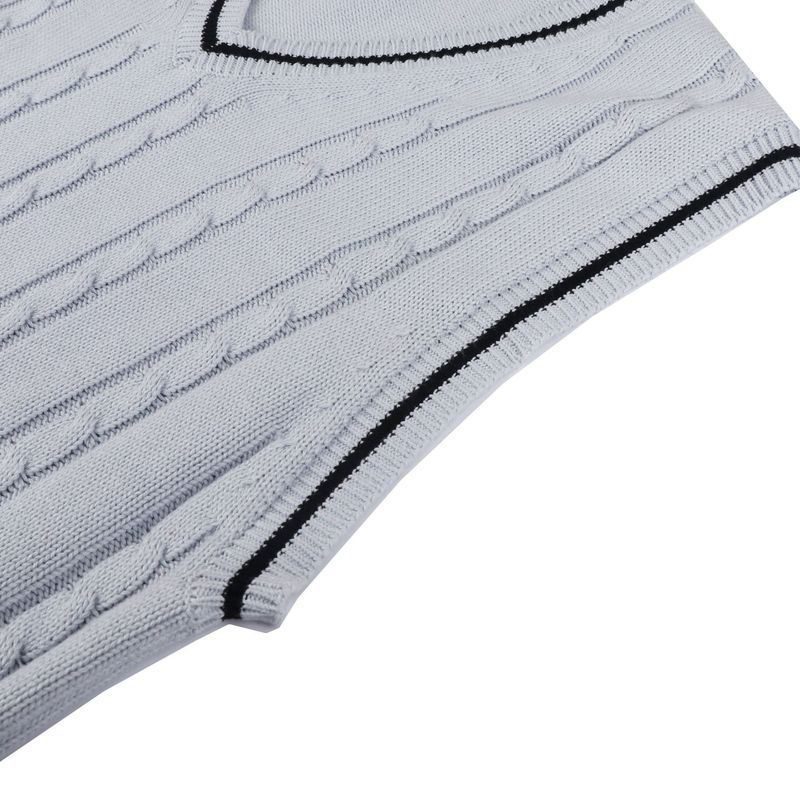 Herrenbekleidung Herrenweste Strickweste Ärmellos Lässig Große Größe Herrenbekleidung Außenhandelsstil V-Ausschnitt Verdickte Weste Unterhemd_voghion.com