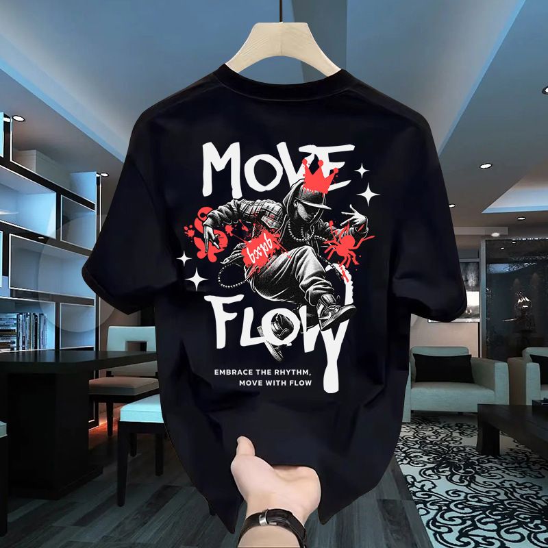 Helt ny sommer-T-shirt med korte ærmer og trendy tøj til mænd_voghion.com