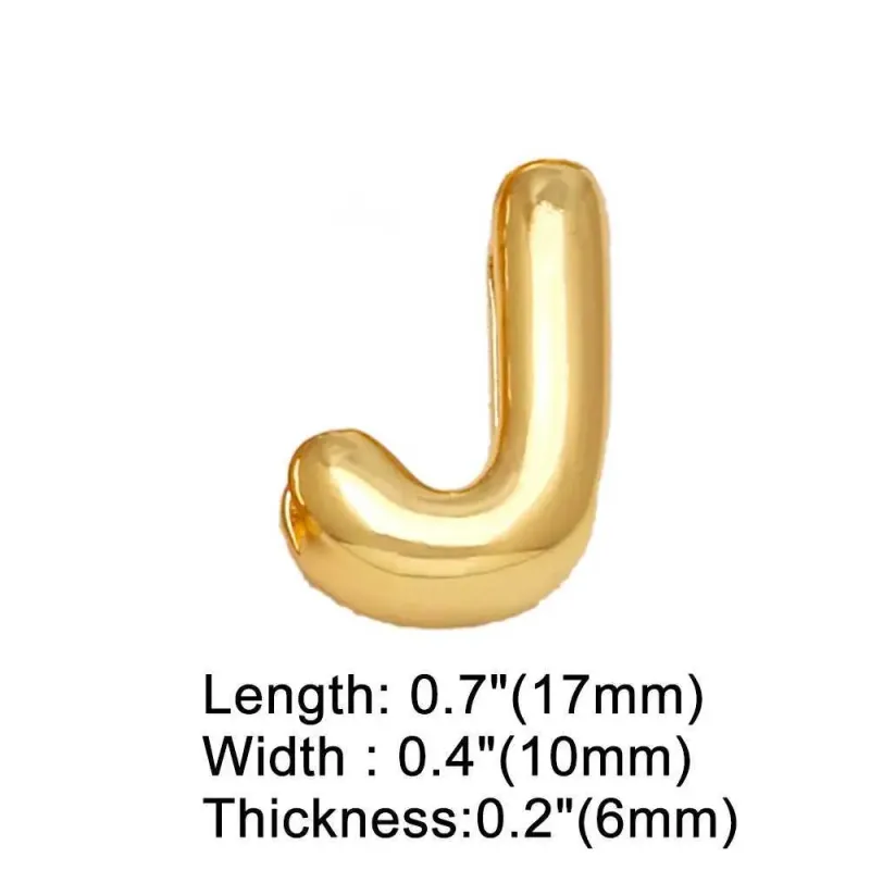 FLOLA DIY 26 Letter Custom Female Name Gold Silver Broadband Initial Bracelet Handmade Jewelry Brtd91 Y250420_voghion.com