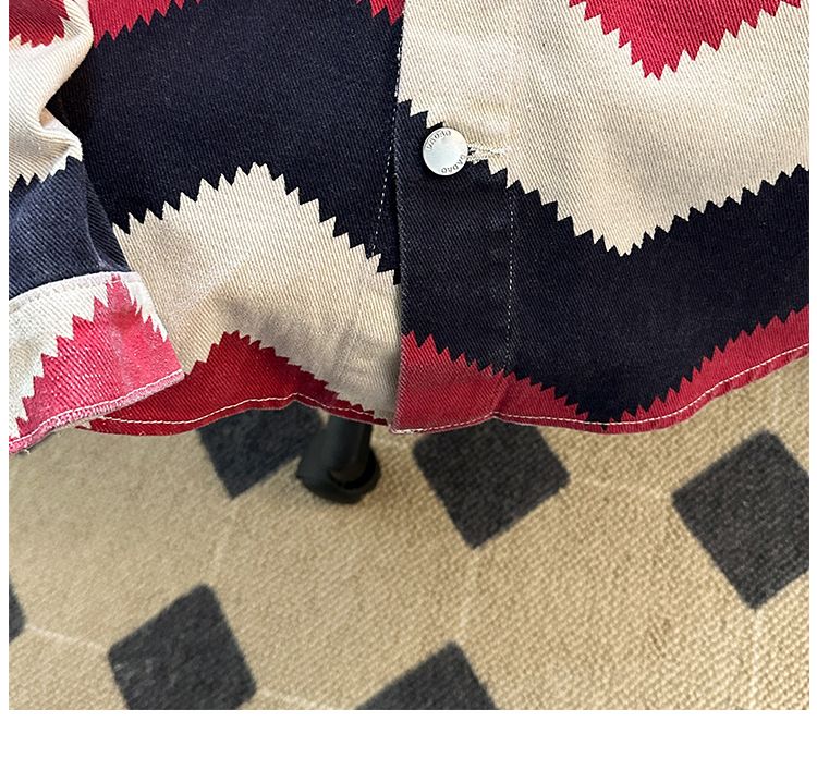 Trendige Jeansjacke für Jungen – lässiger Mantel mit langen Ärmeln und Kragen im Farbblockdesign, entspannte Passform, für alle Jahreszeiten geeignet_voghion.com