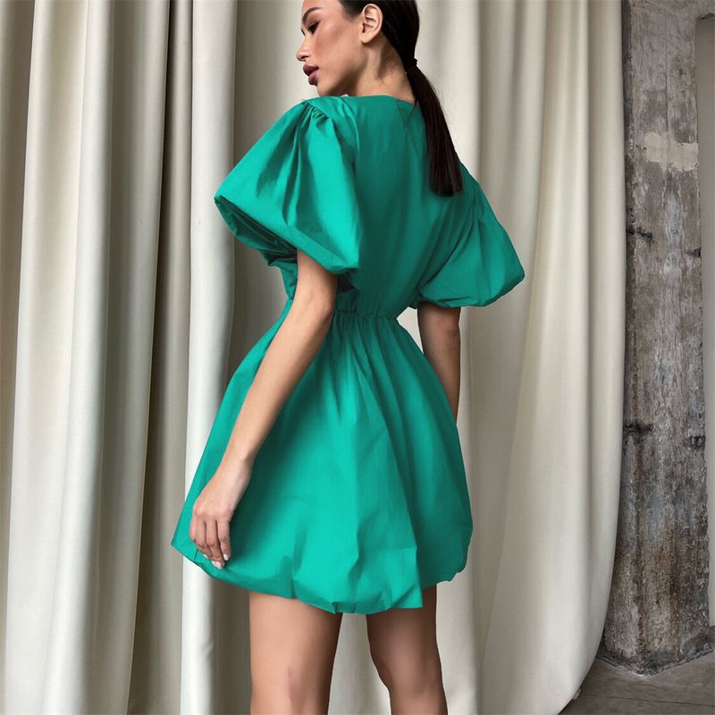Pink Denim Loose Striped Sleeveless Long Neck Square Midi Mini Summer End Zipper Solid Printed Breathable Dress Gown_voghion.com