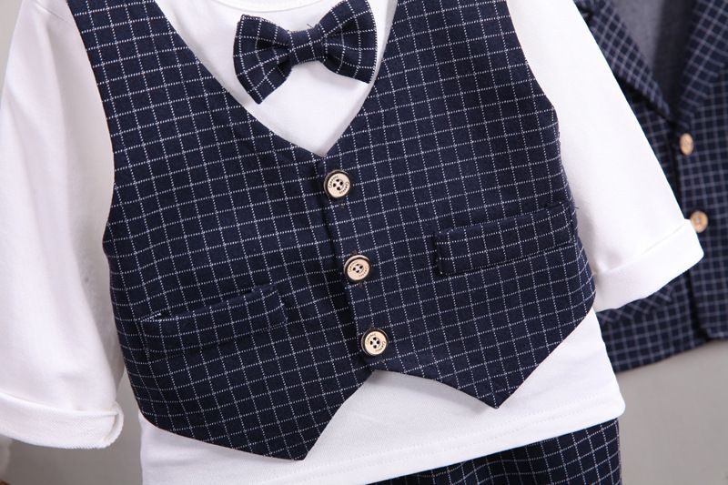 Puppelcherskleeder Jongen schéint Kostümweste véierdeelegt Puppelchers schéint Kostüm klengt Kannerkostüm_voghion.com