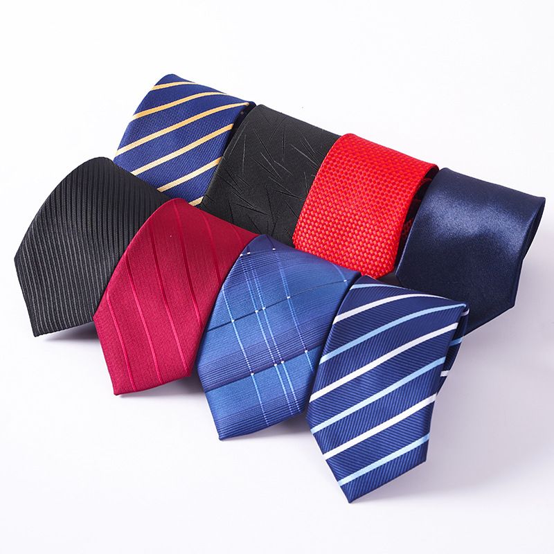 Cravatta da uomo con cerniera, elegante e formale, per donna, sposo, matrimonio, blu a righe, sottile, nera, senza nodo, facile da tirare_voghion.com