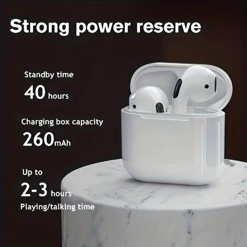 Pro 4 TWS Kabellose Kopfhörer, Kopfhörer-kompatibles wasserdichtes Headset mit Mikrofon für IOS und Android Pro4-Ohrhörer_voghion.com
