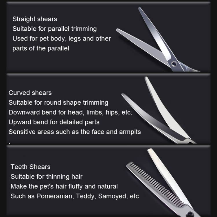 Pet Grooming Scissors Dog Cat Hair Trimming Haircutting Tools_voghion.com