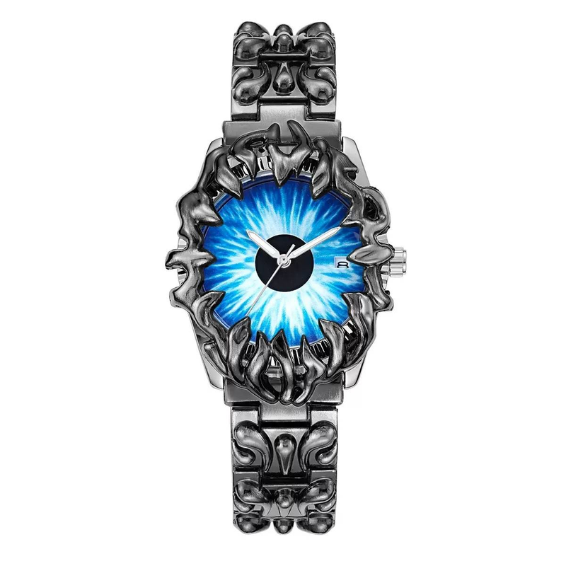 Men's Minimalist Retro Y2K Metal Watch – Unique Geometric Design, Waterproof, Quartz Movement, Stainless Steel Case High Grade Ins Niche Watch_voghion.com