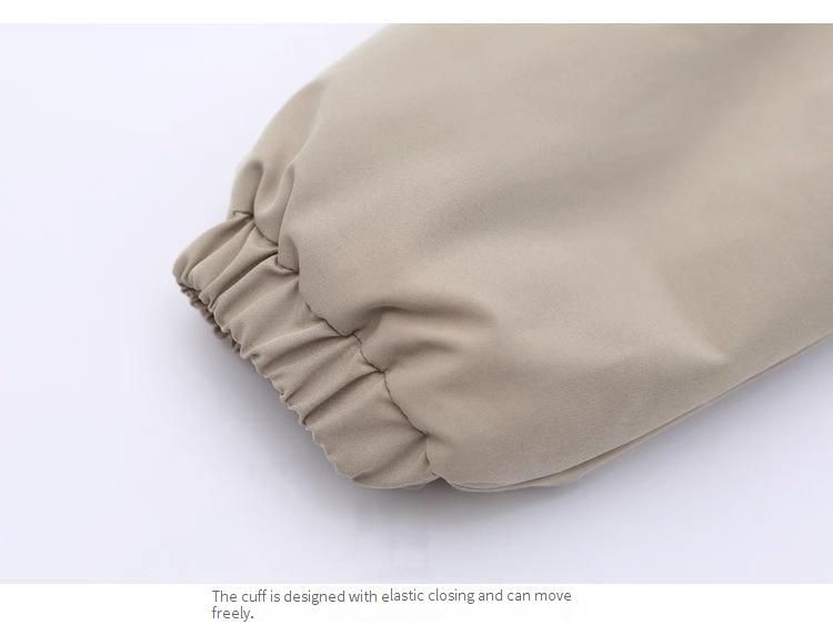 Dicker Winterparka mit Fleecefutter für Mädchen, lange Pufferjacke für große Kinder, modische warme Oberbekleidung_voghion.com