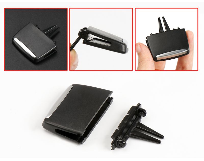 Auto-Innenausstattung, vordere Mittelkonsole, Reparatursatz für Klimaanlage, Entlüftungsauslasslasche, Clip für X3 E83 2003-2010_voghion.com