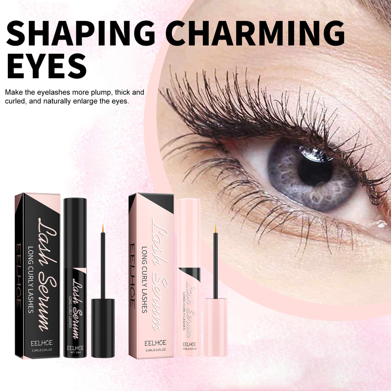 EELHOE Mascara delicato, non sbavante, scuro, bello, naturalmente arricciato, senza tracce, spesso e lungo._voghion.com