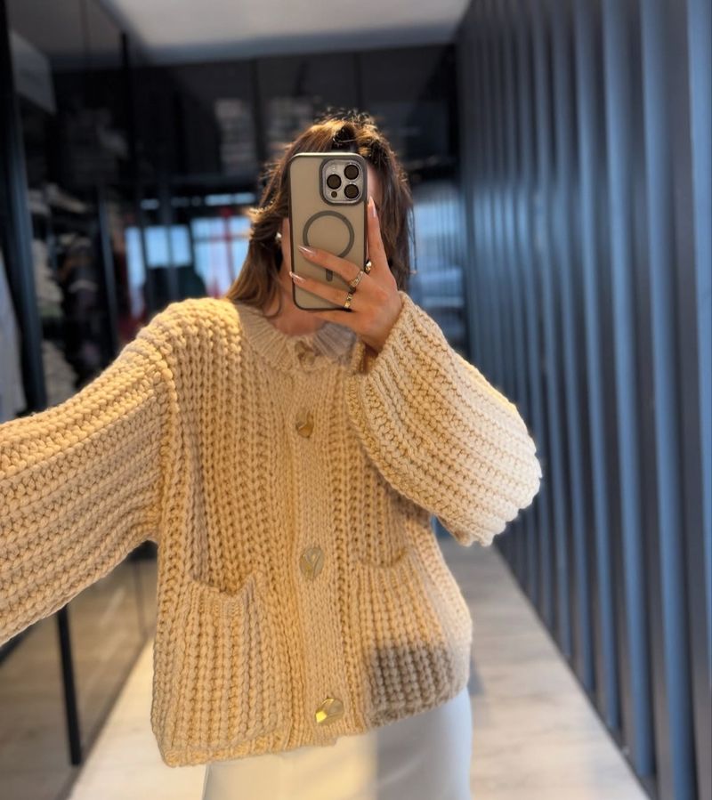 Kuscheliger Oversize-Strickpullover – Grobstrick mit Zopfmuster, offene Vorderseite, lässiger Langarm-Wickelpullover – Streetwear-Chic (mehrere Farben/Größen)_voghion.com