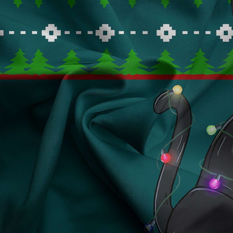 2025 Spring Summer Men Shirt Set Christmas Print Fashion Gingerbread Man Two Piece Set Mens Snowman Lightweight Party Long Sleev_voghion.com