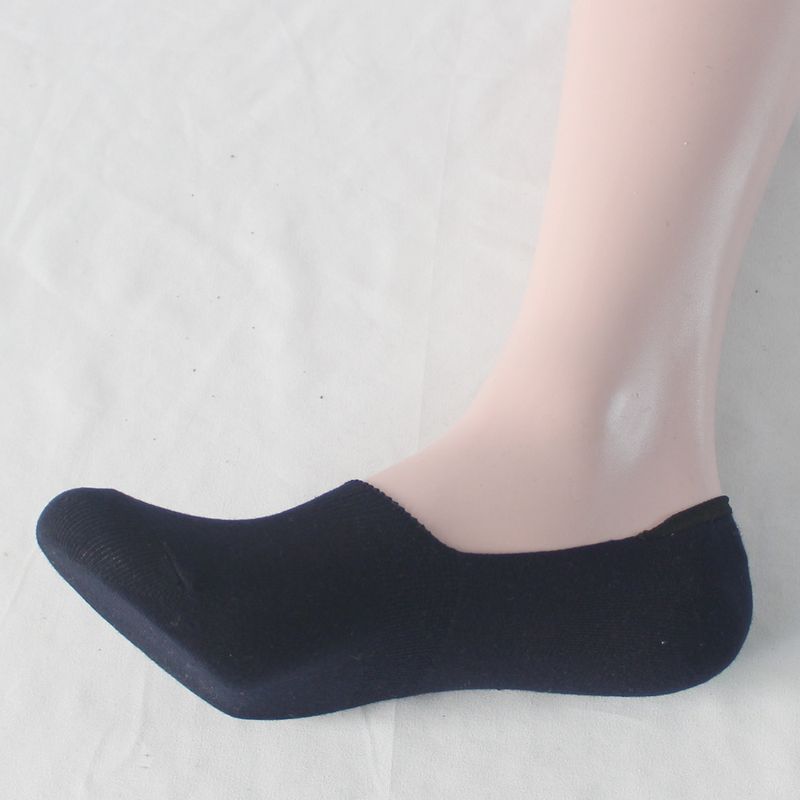 Invisible socks for men Solid color light mouth cotton garter with silicone non-slip boat socks Thin socks for men and women summer_voghion.com