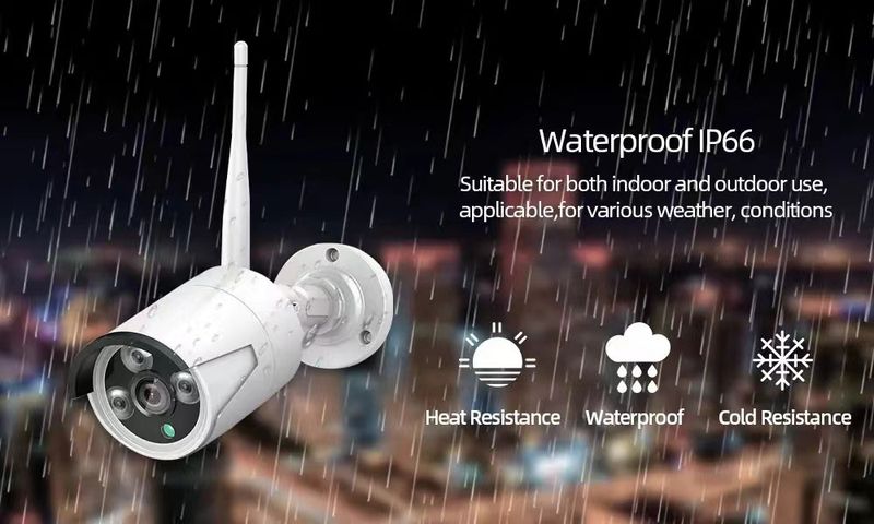 4K Wireless Security Camera System With Night Vision, 4CH NVR, WiFi Remote Viewing, US/EU/UK/AU Plug Options_voghion.com