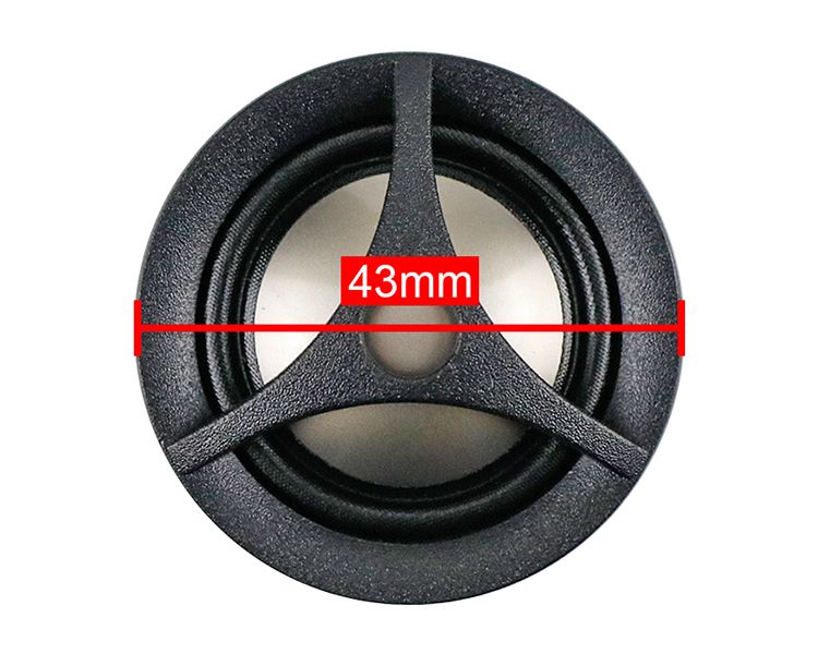GHXAMP 2 Inch 43mm My-Ti film Tweeter Speaker Unit 4ohm 15W Treble Titanium Composite Material for car modified 2pcs_voghion.com