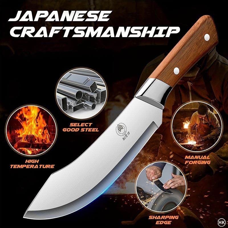 BAKULI-1PC Boning Knife, Precision Boning Knife: Stainless Steel, Ergonomic Grip, Easy Meat Cutting_voghion.com