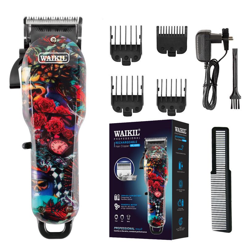 Grenzüberschreitender elektrischer Haarschneider mit neuer Farbspiegel-Haarschneidemaschine, elektrischer Haarschneider, leistungsstarke Friseurwerkzeuge, elektrischer Haarschneider, Friseurschere_voghion.com