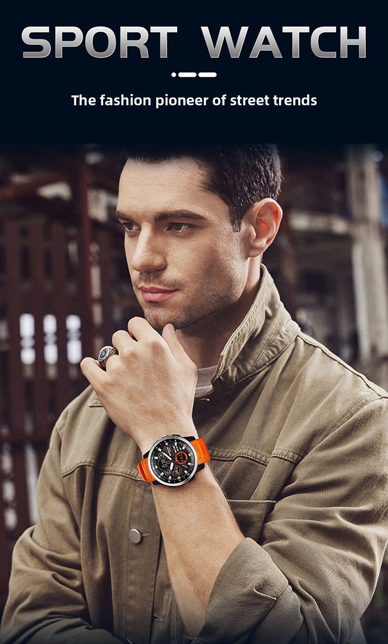 Sanda Cross-Border Hot-Selling Student Trendy Multi-Function Summer Time Waterproof Alarm Reminder Electronic Watch For_voghion.com