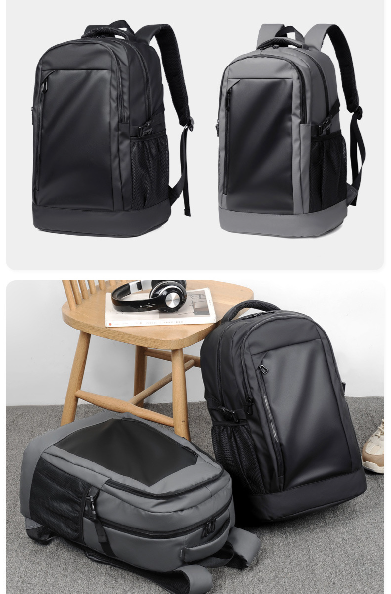 Men's backpack, casual business travel, computer backpack, college student backpack, double backpack_voghion.com