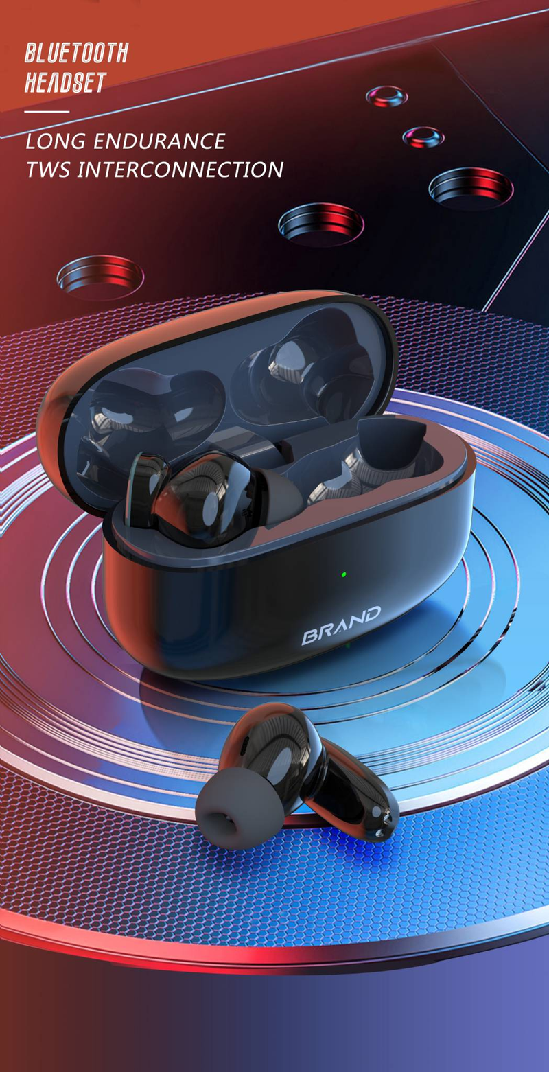 Écouteurs intra-auriculaires sans fil avec qualité sonore HIFI, son stéréo, connexion automatique, réduction du bruit haute définition et longue durée de vie de la batterie_voghion.com