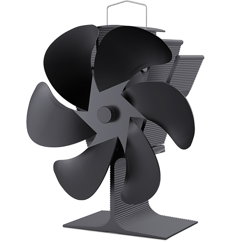 Eco-Friendly Heat-Powered Wood Stove Fan – Silent, Durable, Energy-Saving, No Electricity Needed for Maximum Heat Circulation_voghion.com