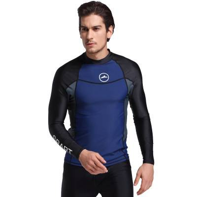 Diving Suit, Long-sleeved Swimsuit, Sun-protective Jellyfish Suit, Two-piece Men's Snorkeling And Surfing Suit, Quick-drying Top_voghion.com