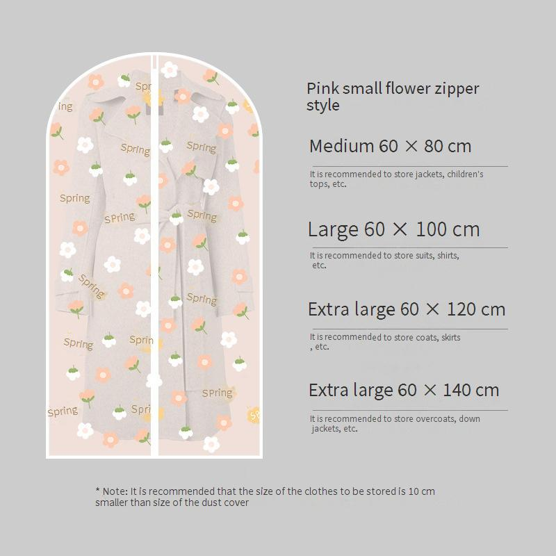 Kleidung Staubschutz waschbar Mantel Anzug Kleidung Aufbewahrungstasche Kleiderschrank PEVA hängende Kleidung Tasche_voghion.com