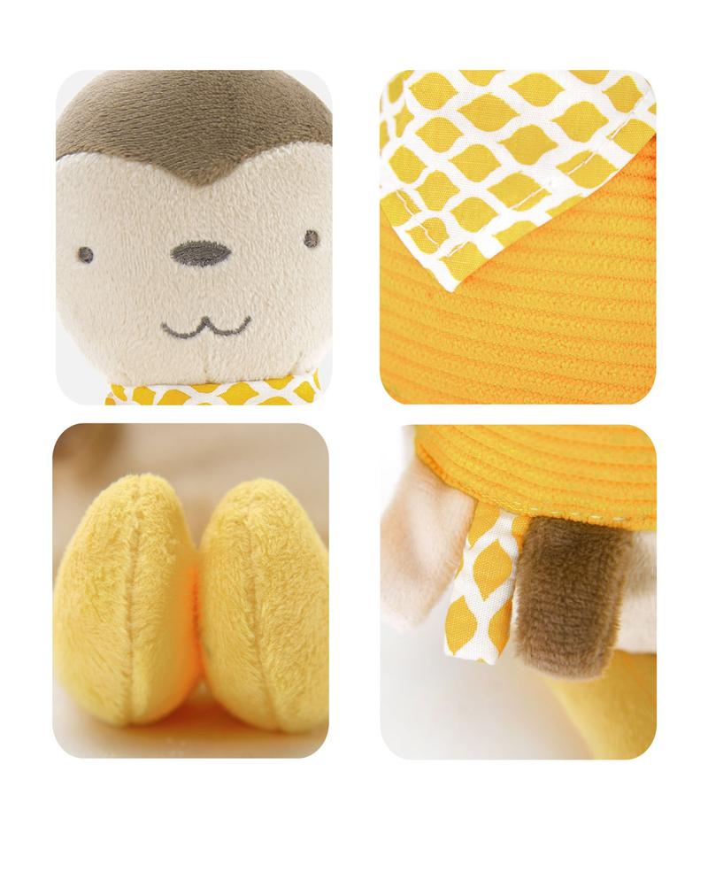 Stuffed Animals Soft Life Spot Wholesale Monkey Doll Short Plush Monkey Toy Baby Companion Comfort Doll_voghion.com