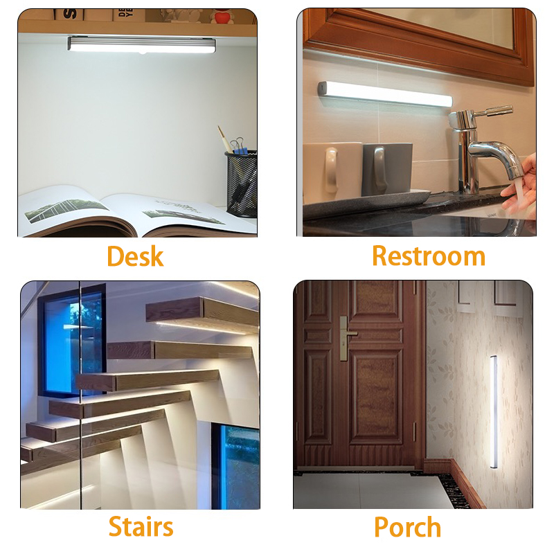 Motion Sensor Light Wireless LED Night Lights Bedroom Decor Light Detector Wall Decorative Lamp Staircase Closet Room Aisle Ligh_voghion.com