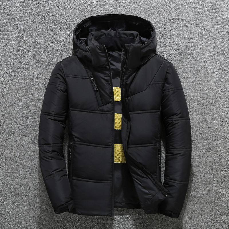Winter Thickened Men Down Jacket Climbing Hunting Hooded Warm White Duck Down Coat Man Casual Lightweight Puffer Jacket Ski Snow_voghion.com