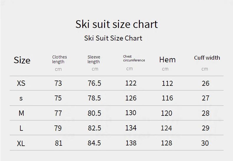 Unisex Ski Jacket & Pants Set - Windproof, Waterproof Snowsuit For Men & Women - Thermal Insulated Fleece Lining For Skiing & Snowboarding_voghion.com