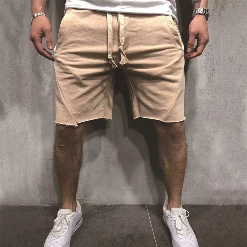 Premium Products 2024 New Fitness Men's Solid Color Running Thin Casual Sports Shorts For Men_voghion.com