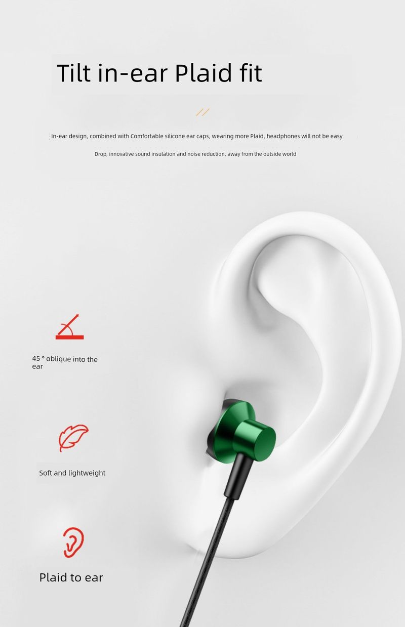 A03 Metal Listening Music Android Intelligent Call Wire Control_voghion.com