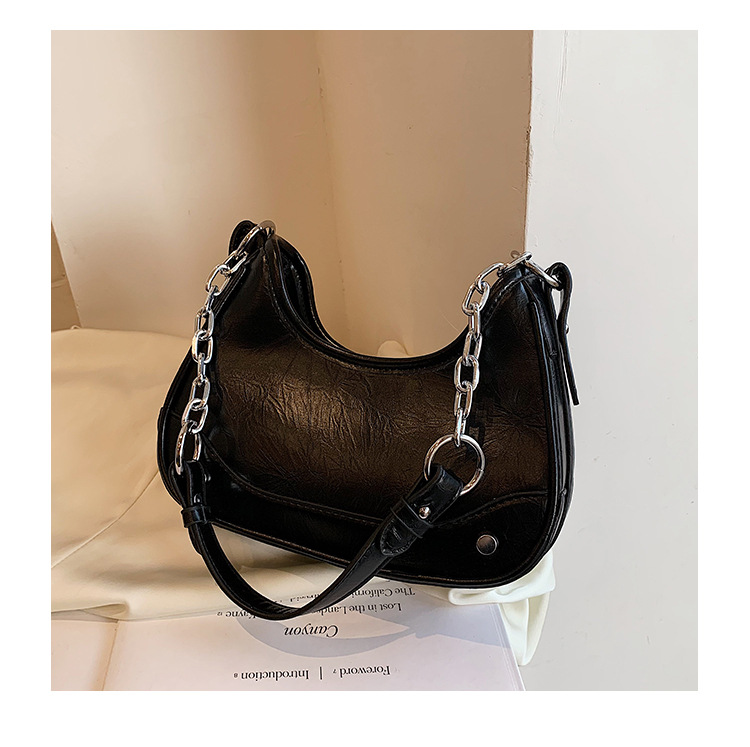 Niche haut de gamme chaîne aisselle sac pour femmes 2023 été nouveau Style Simple polyvalent sac à bandoulière une pièce livraison directe_voghion.com