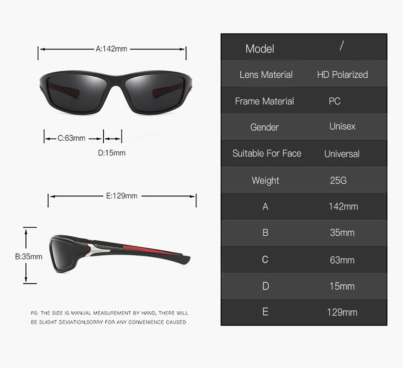 Men's Polarized New Sports Outdoor Sunglasses Riding Driving 400 Dust Proof Glasses_voghion.com