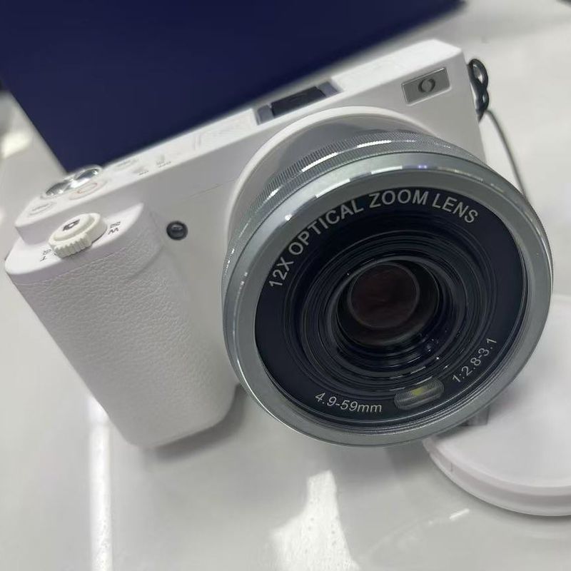 Ny W6 med 12x optisk zoom, indenlandsk højopløsnings 4K spejlløst digitalkamera_voghion.com