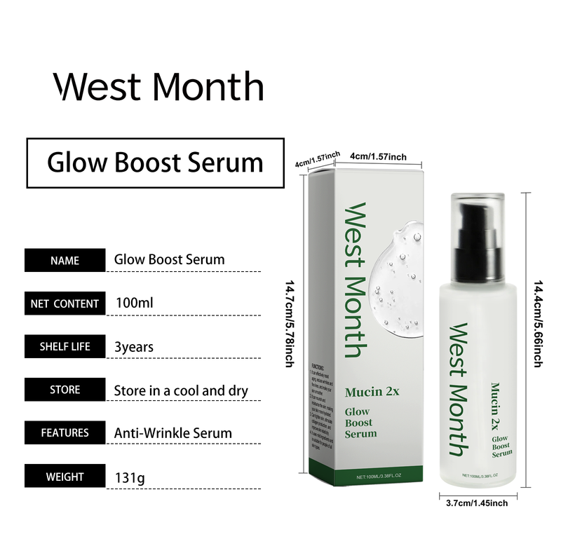 West&Month Firming Serum, Moisturizing And Hydrating Facial Skin Care Serum_voghion.com