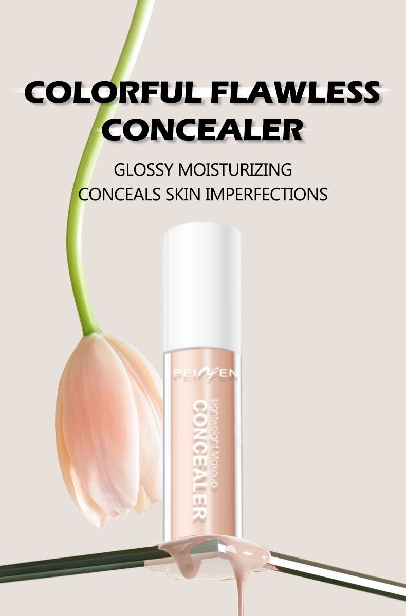 Concealer verheldert de huidskleur zonder te plakken. Poeder, onzichtbare poriën. Concealer blijft lang zitten zonder make-up te verwijderen om acne-littekens te bedekken._voghion.com