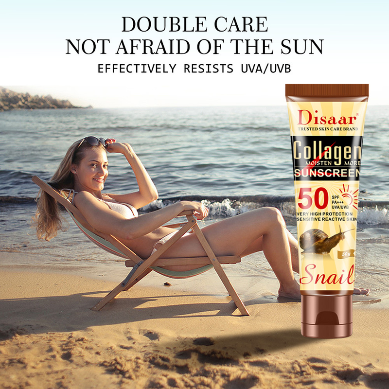 Disaar Bone Collagen Cream for Men Women's UV Protection, Black and Moisturizing 50g Sun Protection_voghion.com