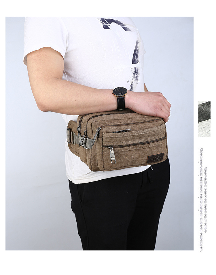 Neue Outdoor-Mode Sport Taille Tasche Multi-Use männer Atmungsaktive Leinwand Taille Tasche Radfahren Taktik männer Taille Tasche handy Tasche_voghion.com