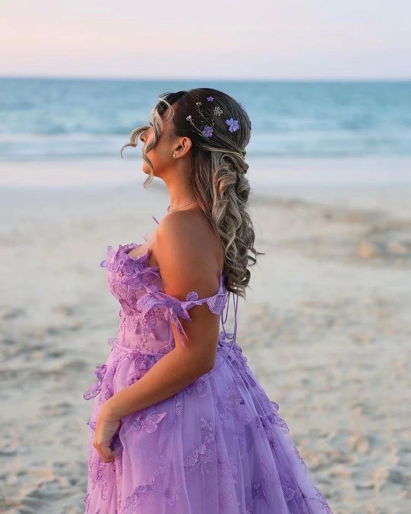 Abito da sera da donna, nuovo temperamento, lungo, Amazon, elegante, in pizzo, per banchetto, spiaggia_voghion.com