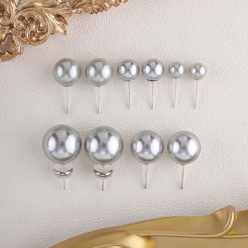 Orecchini di perle Zhen Duo Ma in argento sterling, orecchini di nicchia di lusso leggeri, orecchini autunnali e invernali Shijia Atmosphere, clip per orecchie senza piercing_voghion.com