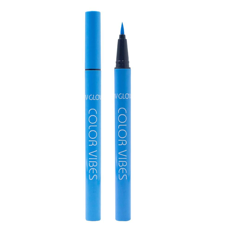 Eyeliner fluorescente colorato di Halloween, eyeliner liquido opaco e luminoso, pittura per il viso, impermeabile e resistente al sudore, lunga durata, asciugatura rapida_voghion.com