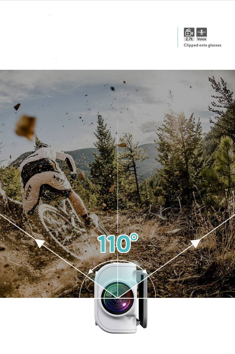 Nowy przenośny rejestrator obrazu 2K HD; urządzenie Video Magic; przenośna kamera do codziennego użytku; kamera sportowa do użytku na świeżym powietrzu._voghion.com