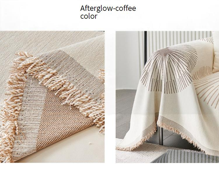 Sofa Throw Blanket - All-Season Universal Cover With Non-Slip Backing (Elegant Design Soft & Cozy Machine Washable)_voghion.com