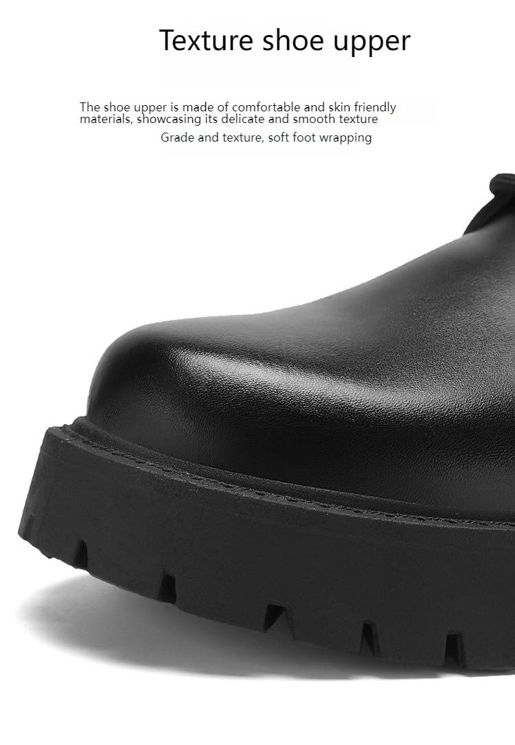 Waterdichte zwarte werkschoenen voor heren, voor chefs - antislip rubberen zool, comfortabele en stijlvolle werkschoenen voor professionals_voghion.com