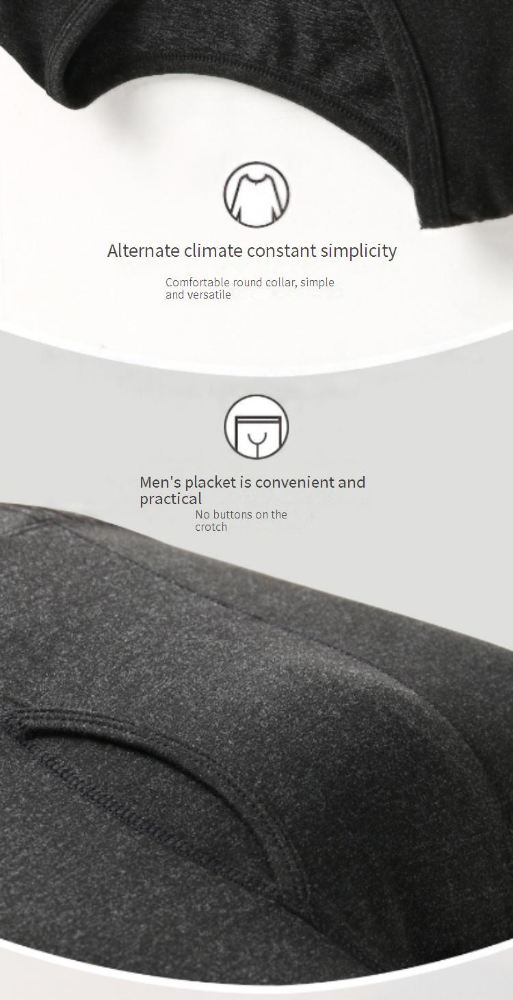 Thermal Underwear Set For Men & Women - Fleece Lined Warm Base Layer, Soft & Breathable Long Sleeve Tops & Pants, All-Season Comfort_voghion.com